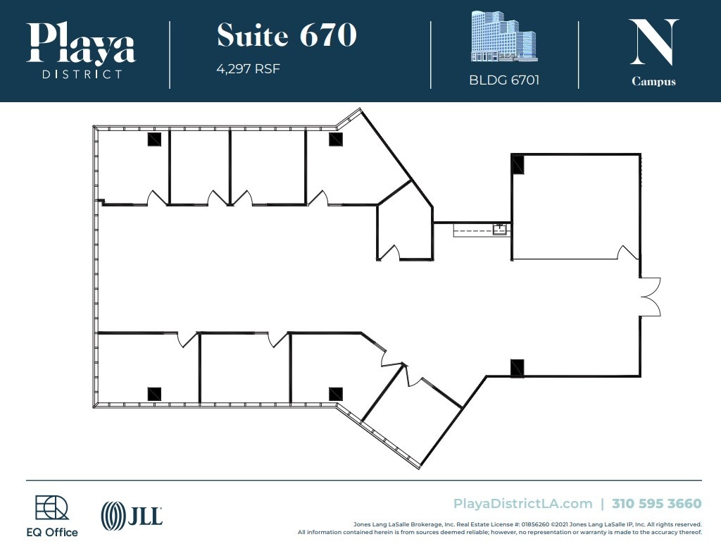 6100 Center Dr, Los Angeles, CA for lease Floor Plan- Image 1 of 1