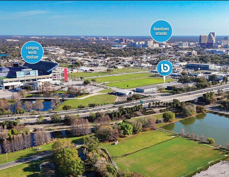 1422-1446 W Anderson St, Orlando, FL à louer - Aérien - Image 2 de 2
