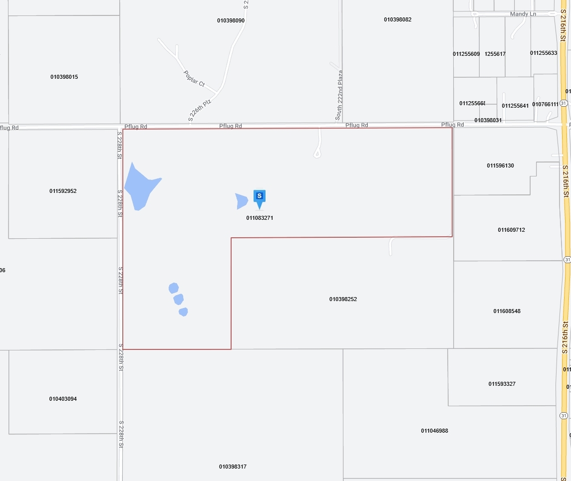 22209 Pflug Rd, Gretna, NE for sale Plat Map- Image 1 of 1