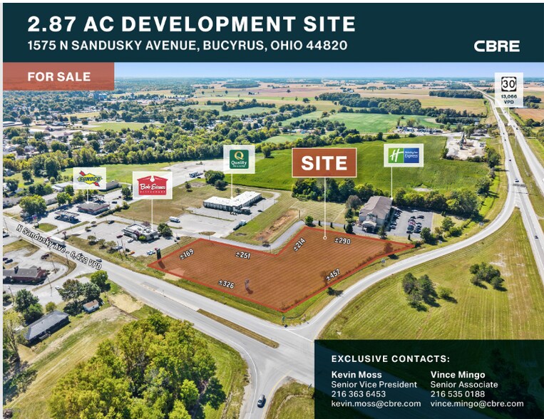 1575 N Sandusky Ave, Bucyrus, OH à vendre - Photo du bâtiment - Image 1 de 3