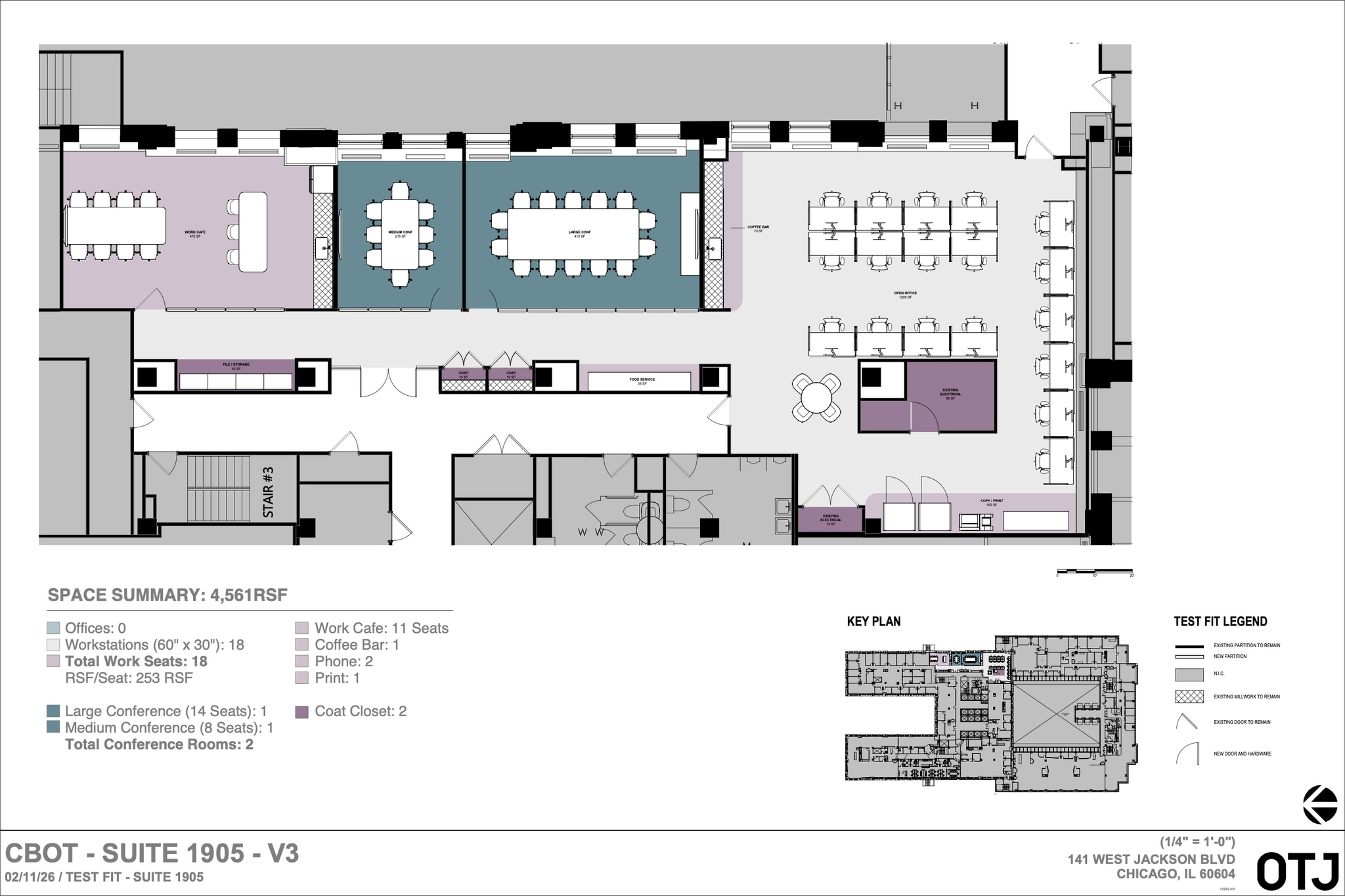 141 W Jackson Blvd, Chicago, IL à louer Plan d’étage- Image 1 de 1