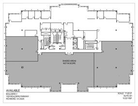 7501 Boulder View Dr, North Chesterfield, VA à louer Plan de site- Image 1 de 1