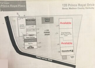 Plus de détails pour 112-295 Prince Royal Dr, Berea, KY - Bureau/Commerce de détail, Commerce de détail à louer