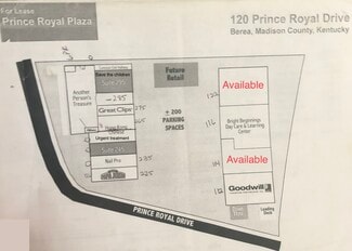 Plus de détails pour 112-295 Prince Royal Dr, Berea, KY - Vente au détail à louer