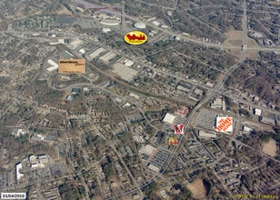 3120 Latrobe Dr, Charlotte, NC - Aerial  map view