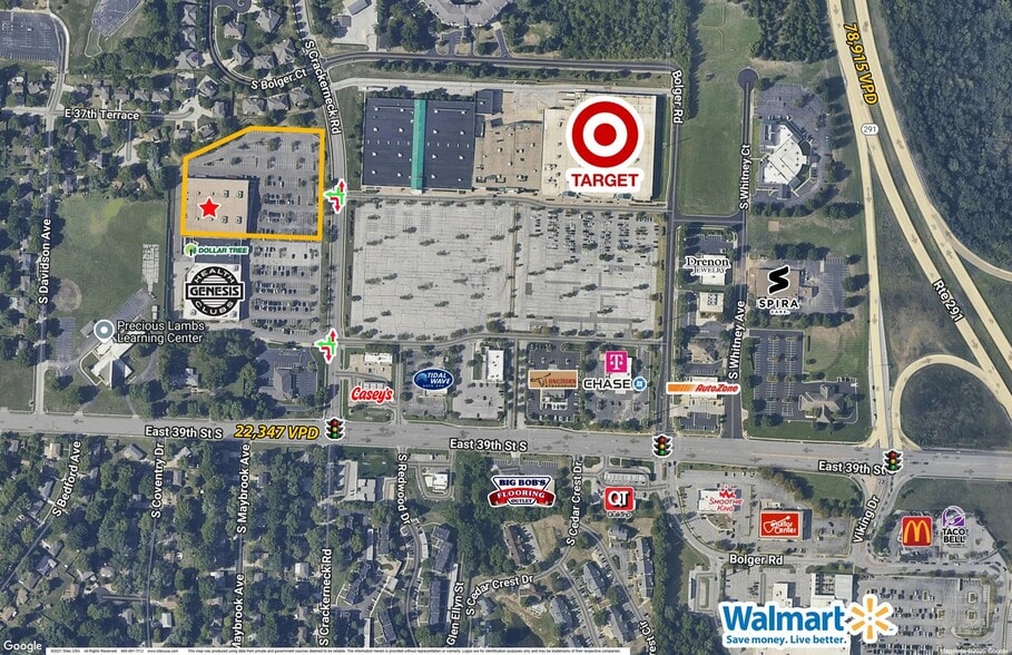 3810 S Crackerneck Rd, Independence, MO for lease - Aerial - Image 3 of 4