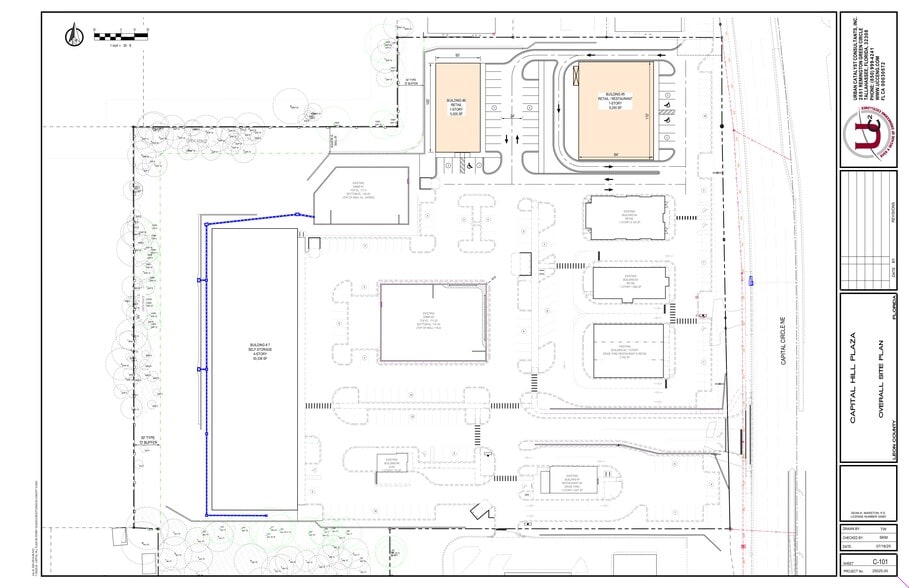 2320 Capital Cir NE, Tallahassee, FL for lease - Site Plan - Image 1 of 18