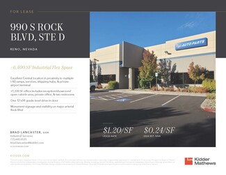 More details for 990 S Rock Blvd, Reno, NV - Industrial for Lease