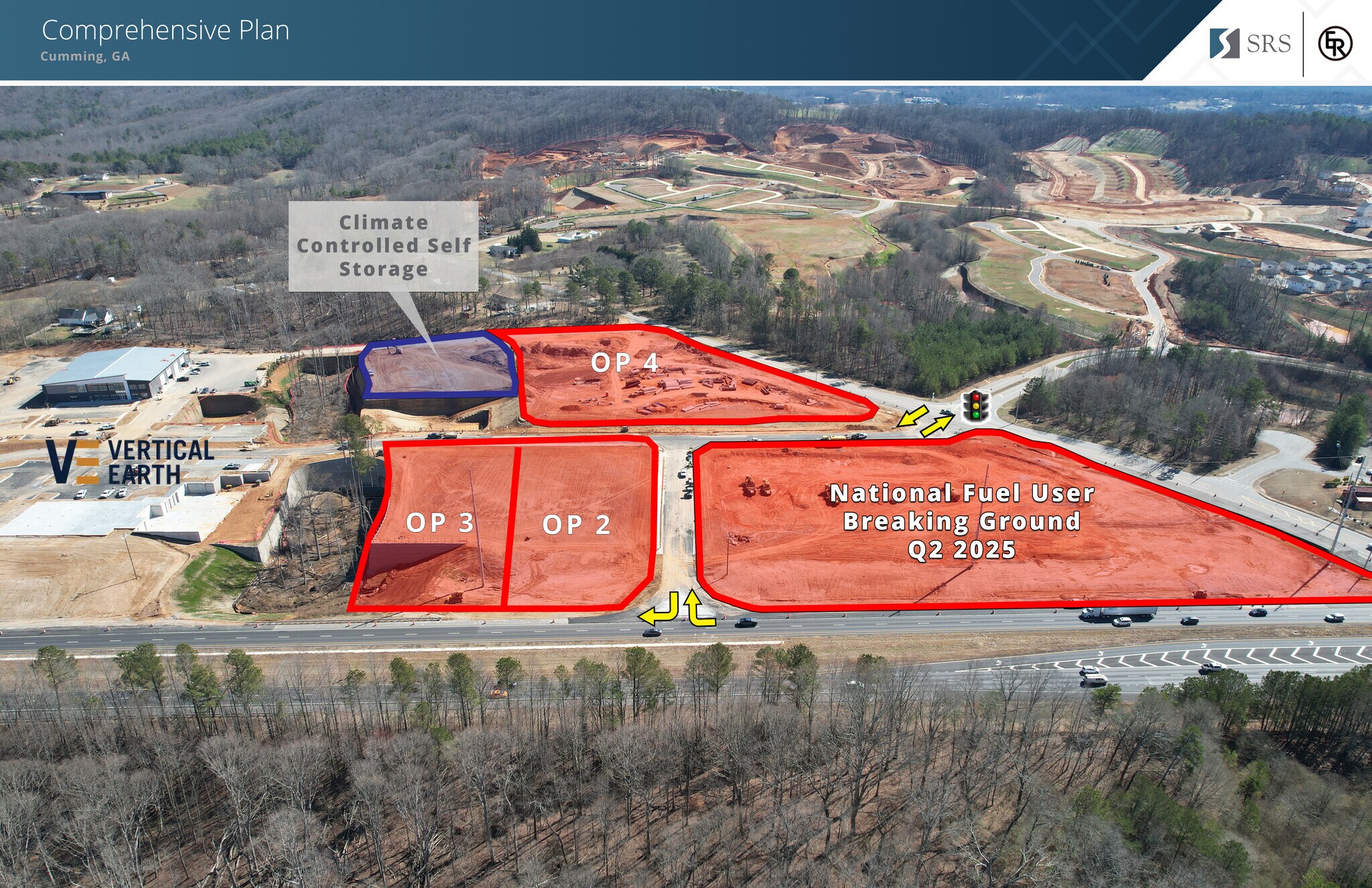 GA 400 & Settingdown Rd, Cumming, GA for lease Aerial- Image 1 of 8