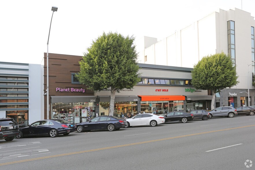 223-231 S Beverly Dr, Beverly Hills, CA à louer - Photo du bâtiment - Image 2 de 2