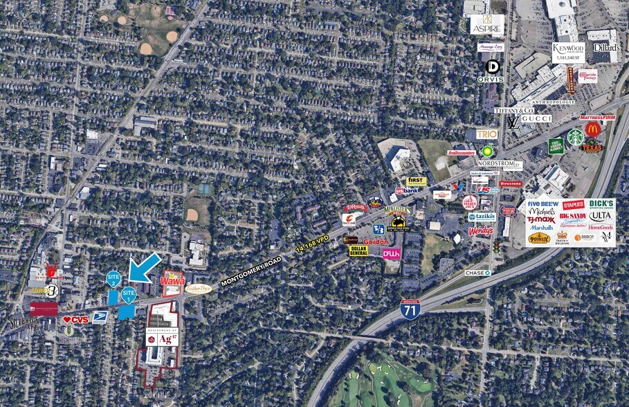 7353 Montgomery Rd, Cincinnati, OH à louer - Photo du bâtiment - Image 3 de 3