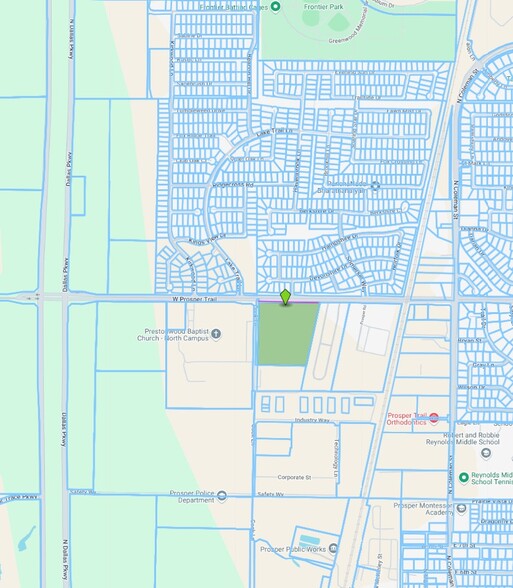 Prosper Trail & Cook Ln, Prosper, TX for sale - Plat Map - Image 3 of 3