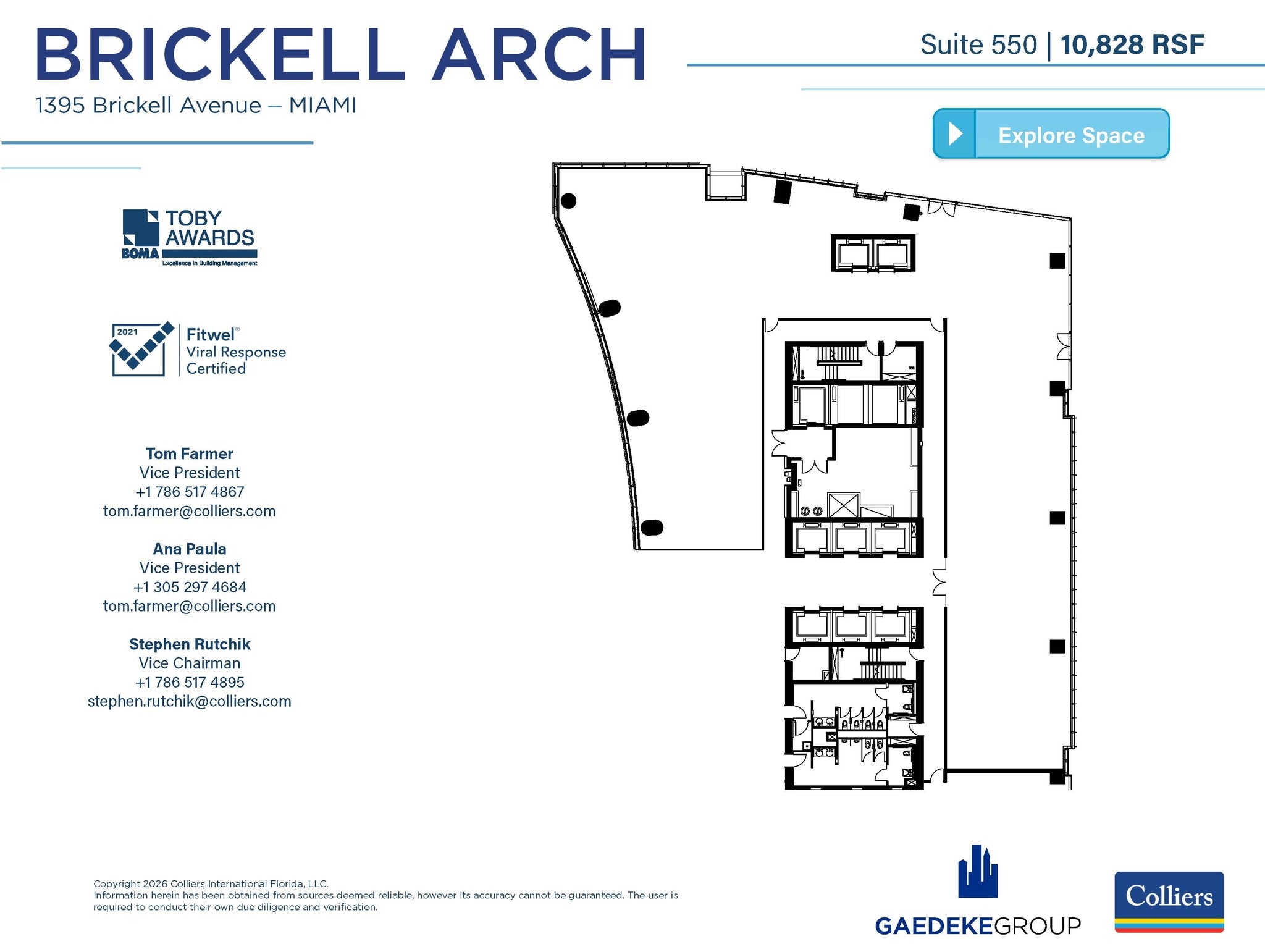 1395 Brickell Ave, Miami, FL for lease Interior Photo- Image 1 of 1