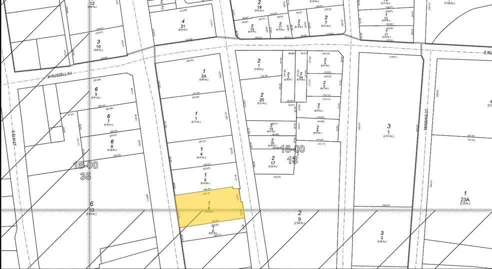 443 S Main St, High Point, NC for lease - Plat Map - Image 3 of 5