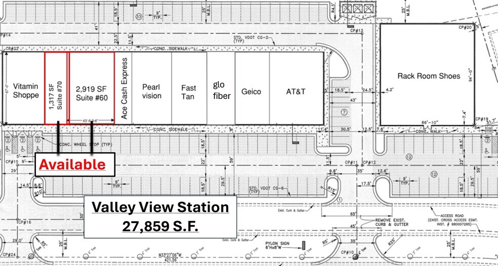 4750 Valley View Blvd NW, Roanoke, VA à louer - Photo du bâtiment - Image 3 de 3