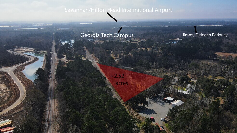 630 Meinhard Rd, Port Wentworth, GA à vendre - Aérien - Image 2 de 10