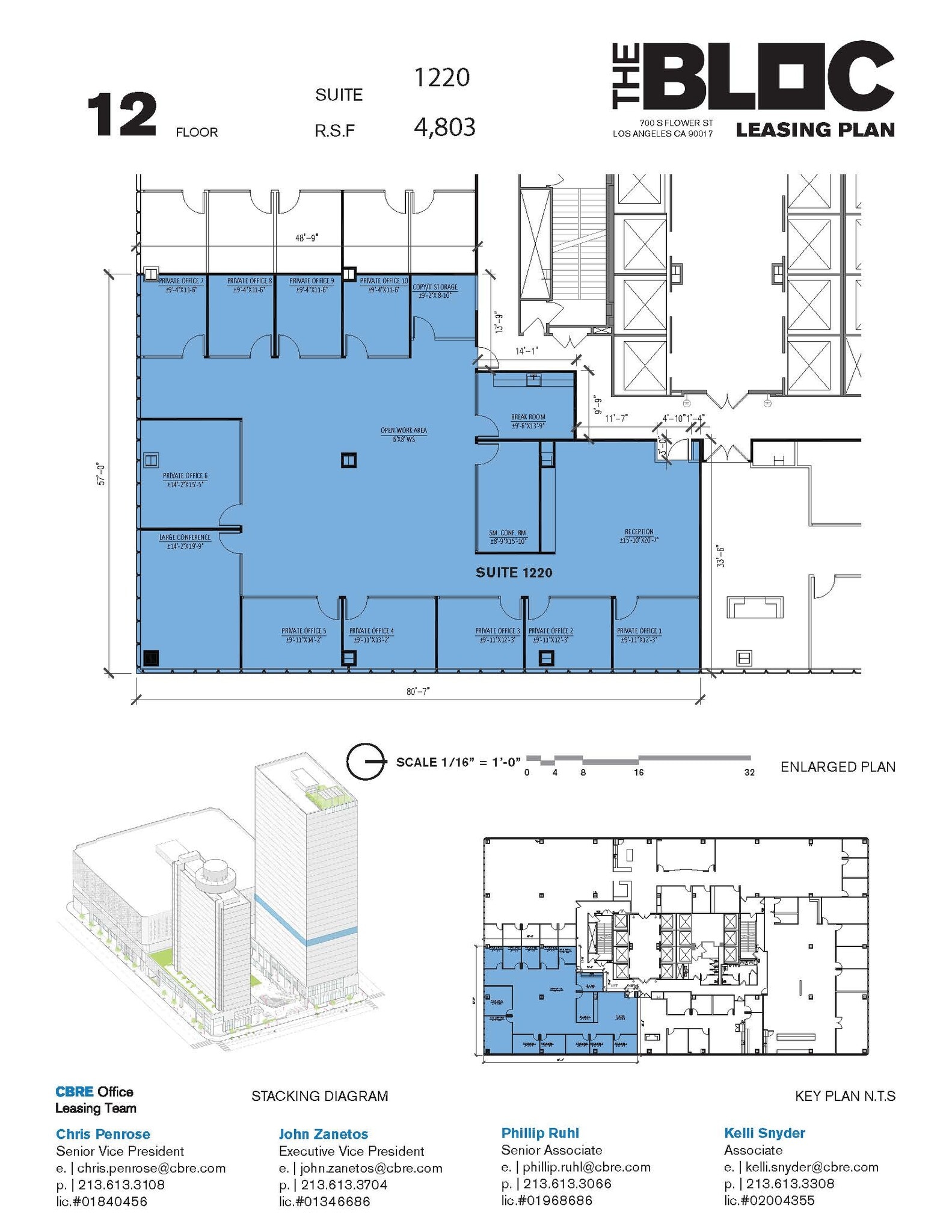 700 S Flower St, Los Angeles, CA à louer Plan d’étage- Image 1 de 1
