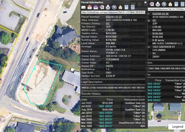More details for 4218 Hard Scrabble Rd, Columbia, SC - Land for Sale