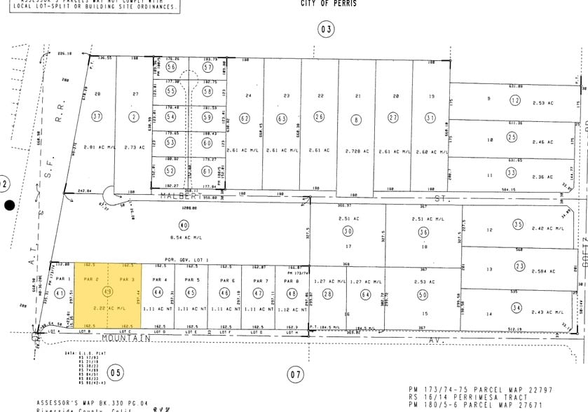 340 Mountain Ave, Perris, CA à louer - Plan cadastral - Image 3 de 3