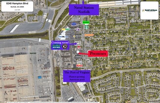 Plus de détails pour 8215 Hampton Blvd, Norfolk, VA - Commerce de détail à louer