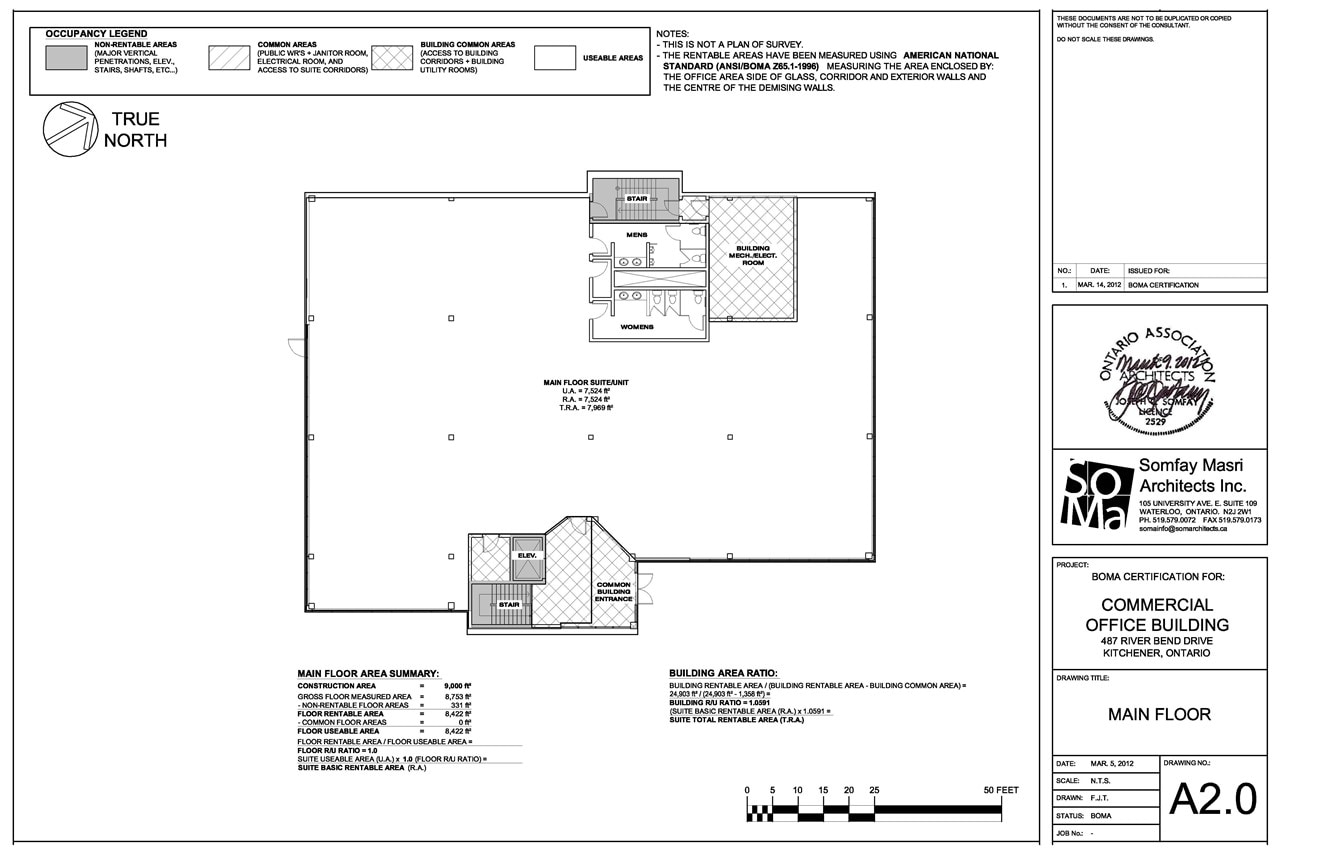 487 Riverbend Dr, Kitchener, ON for lease Floor Plan- Image 1 of 1