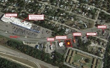 S US Highway 1 New Smyrna Bch, New Smyrna Beach, FL - Aerial map view - Image1