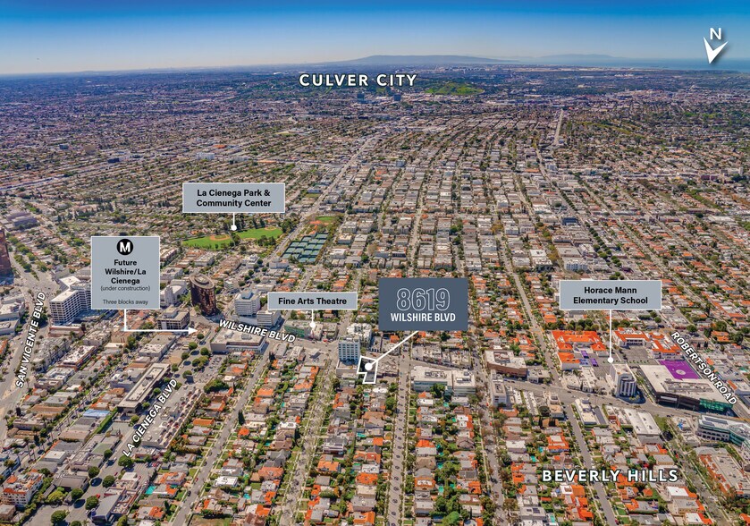 8619-8621 Wilshire Blvd, Beverly Hills, CA à vendre - Photo du bâtiment - Image 2 de 12