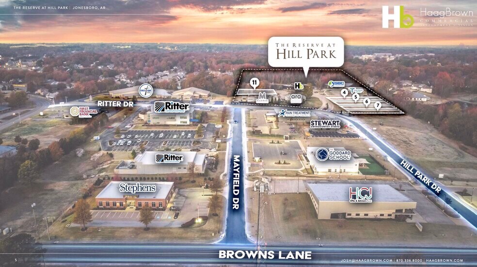 1680 Hill Park Cv, Jonesboro, AR à vendre - Aérien - Image 3 de 11