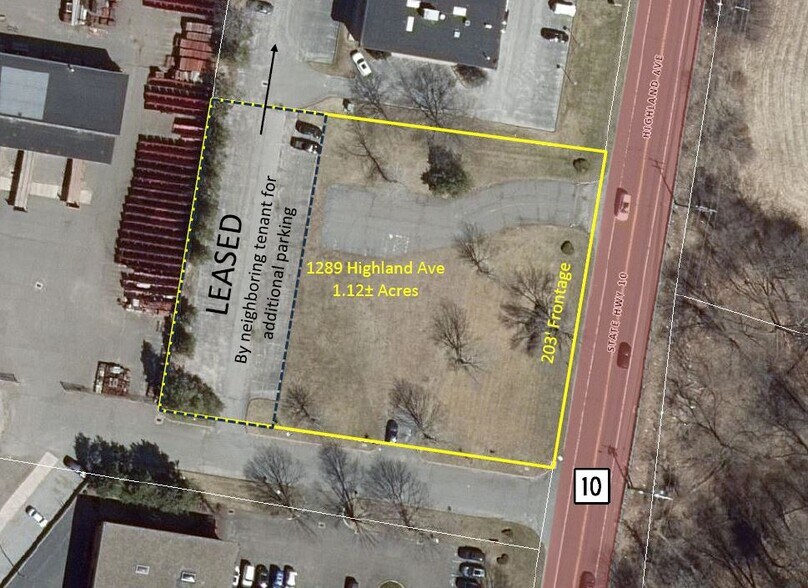 1289 Highland Ave, Cheshire, CT à vendre - Aérien - Image 2 de 4