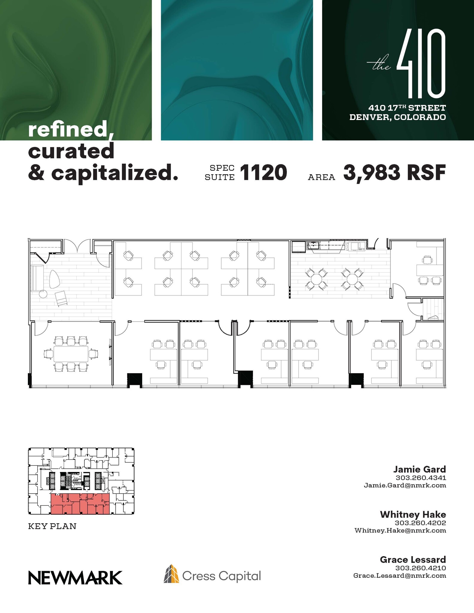 410 17th St, Denver, CO for lease Floor Plan- Image 1 of 1