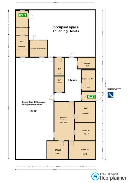 21430 W Greenfield Ave, New Berlin, WI à louer - Plan d’étage - Image 2 de 2