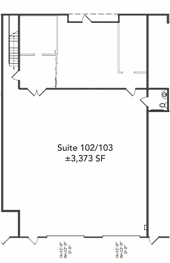 27610 Commerce Center Dr, Temecula, CA 92590 - Unit 102/103 -  - Floor Plan - Image 1 of 1