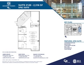 1099 18th St, Denver, CO à louer Plan d’étage- Image 1 de 1