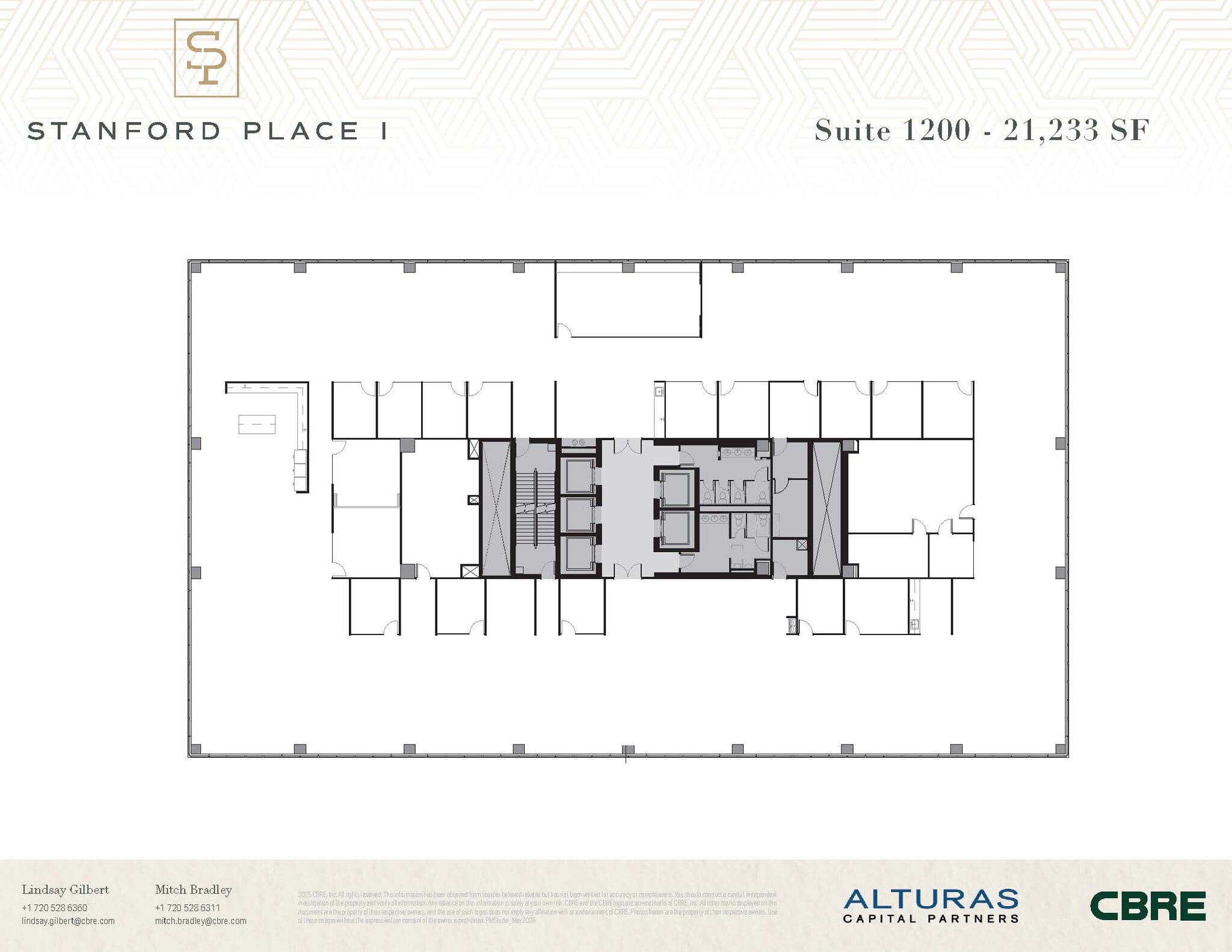 8055 E Tufts Ave, Denver, CO for lease Floor Plan- Image 1 of 2
