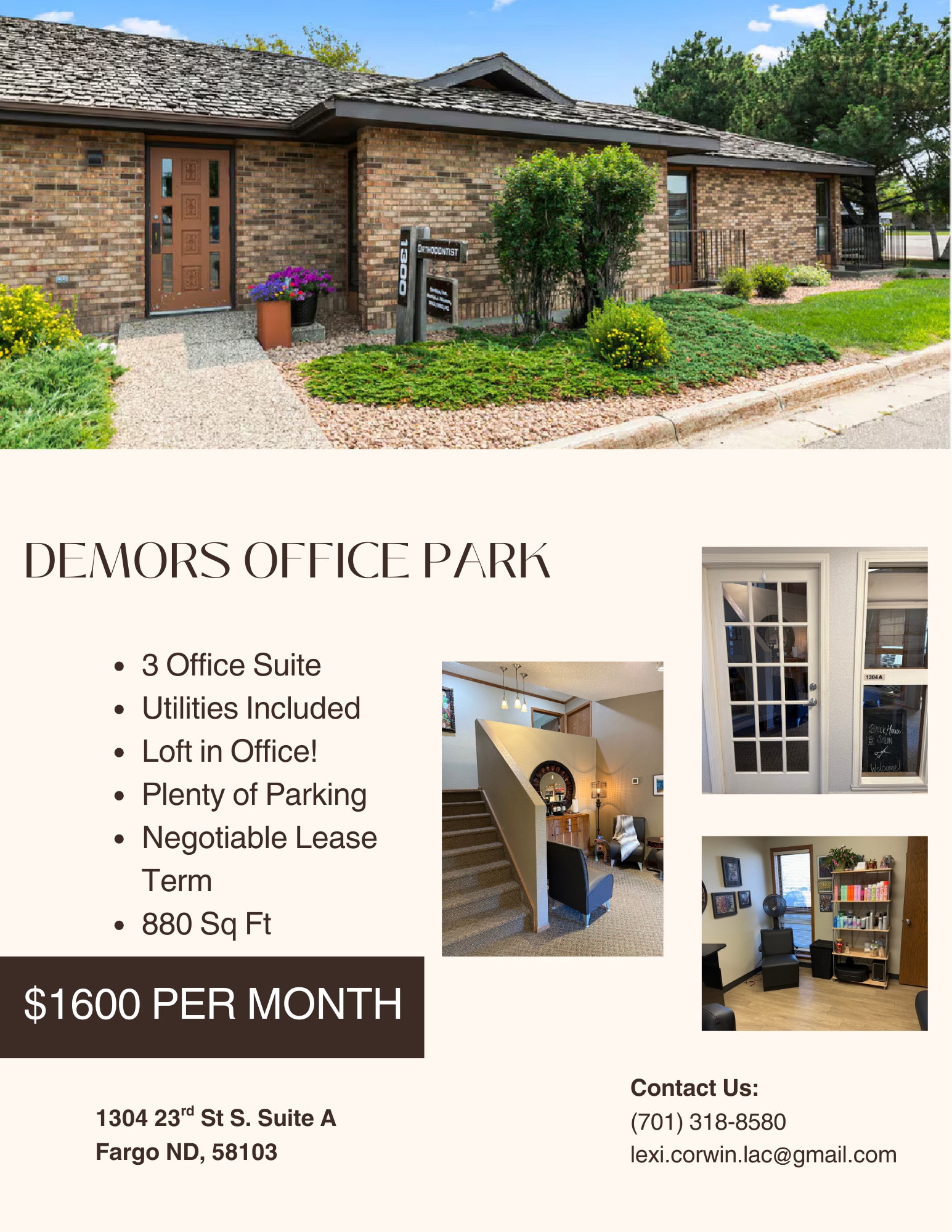 1300-1325 23rd St S, Fargo, ND for lease Interior Photo- Image 1 of 2