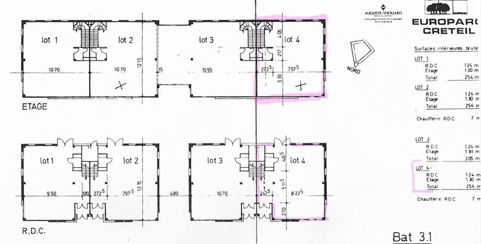 Rue Le Corbusier, Créteil for lease - Floor Plan - Image 3 of 3