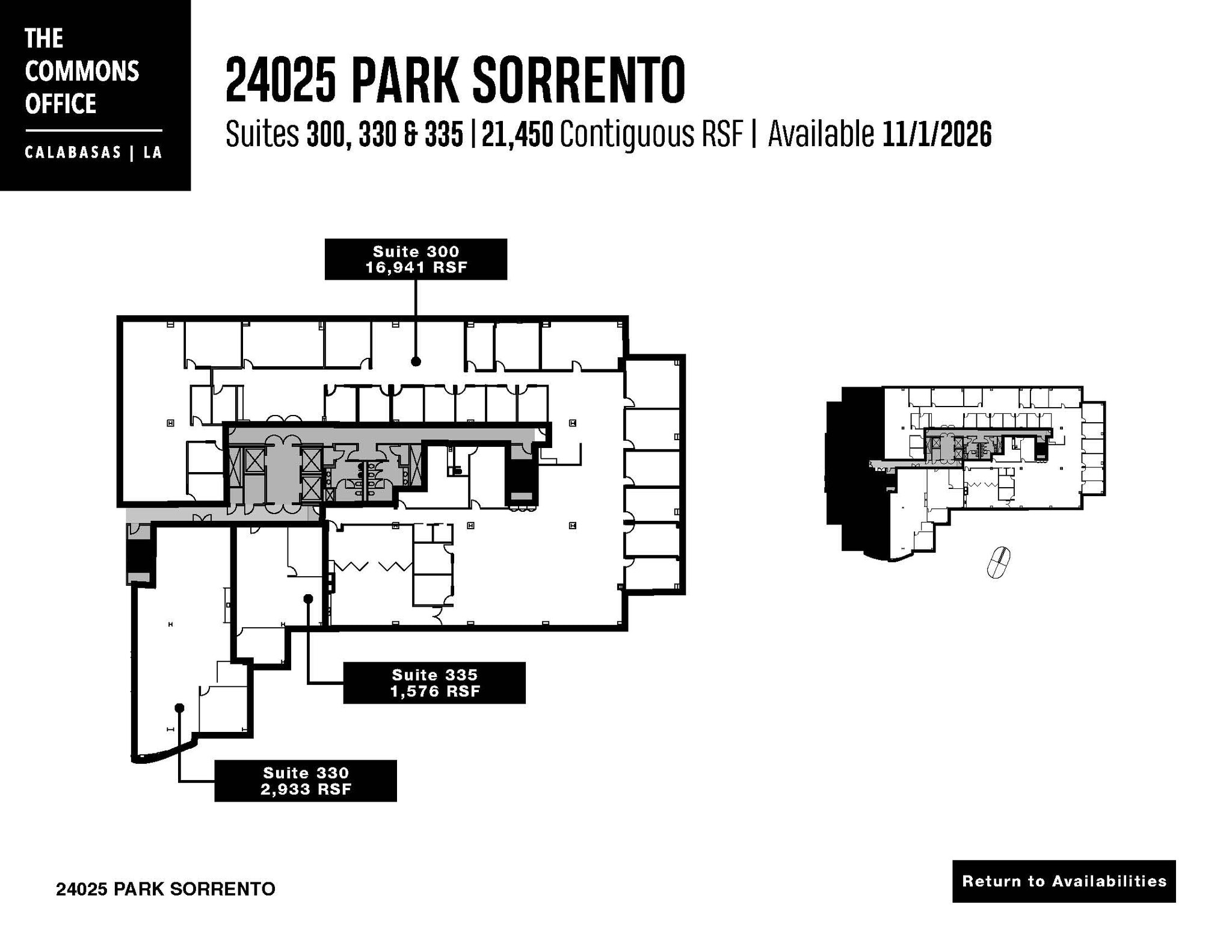 24025 Park Sorrento, Calabasas, CA à louer Plan d’étage- Image 1 de 1