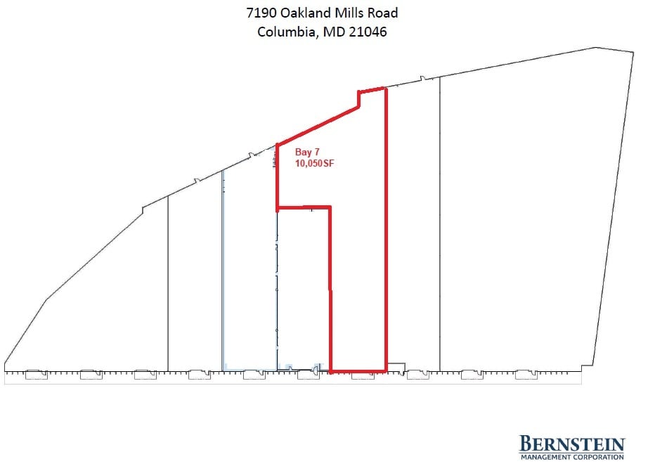 7190 Oakland Mills Rd, Columbia, MD à louer Plan d’étage- Image 1 de 1