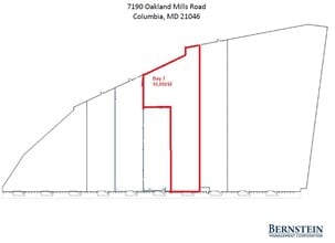 7190 Oakland Mills Rd, Columbia, MD à louer Plan d’étage- Image 1 de 1