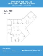 2255 E Mossy Oaks Blvd, Spring, TX à louer Plan d’étage- Image 1 de 1