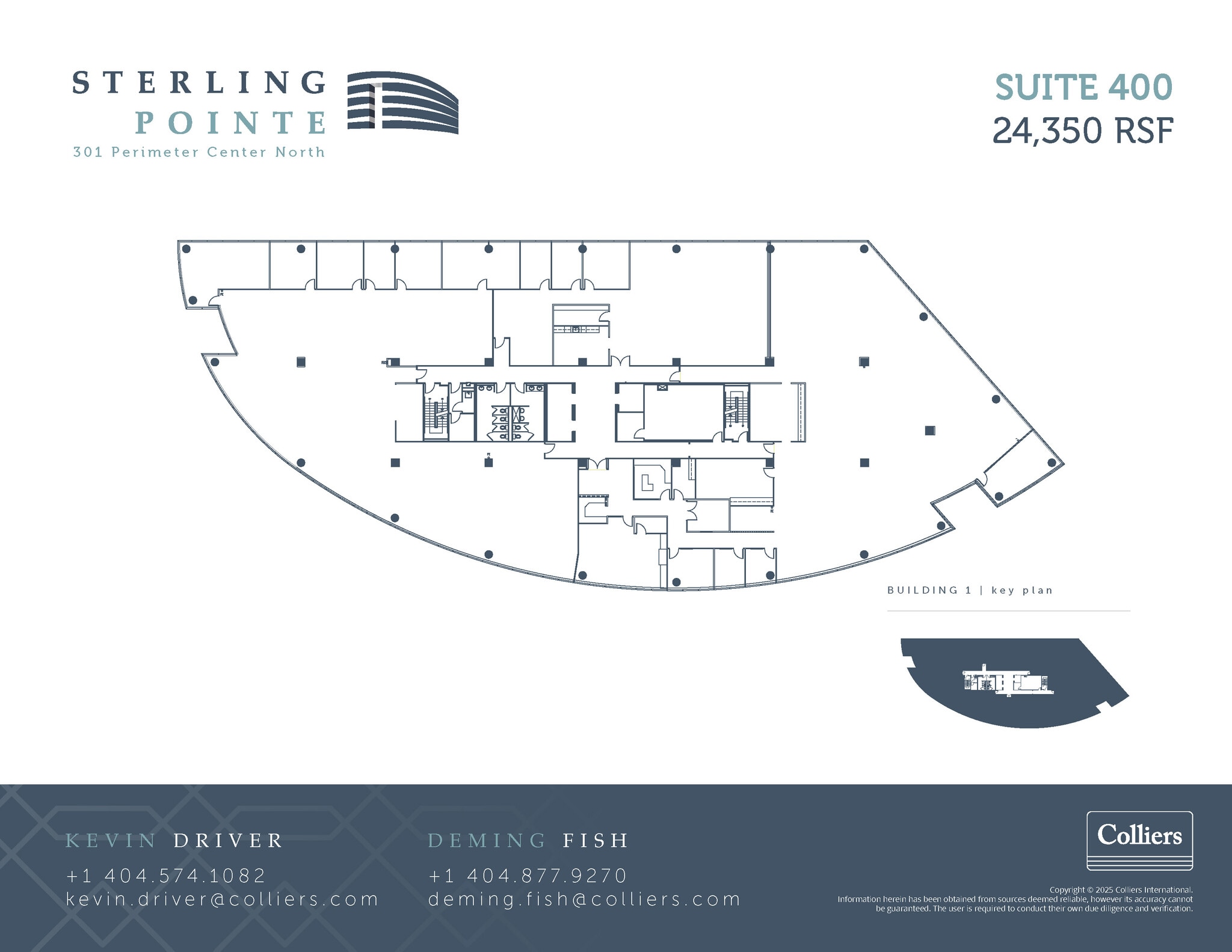 301 Perimeter Ctr N, Atlanta, GA à louer Plan d’étage- Image 1 de 1