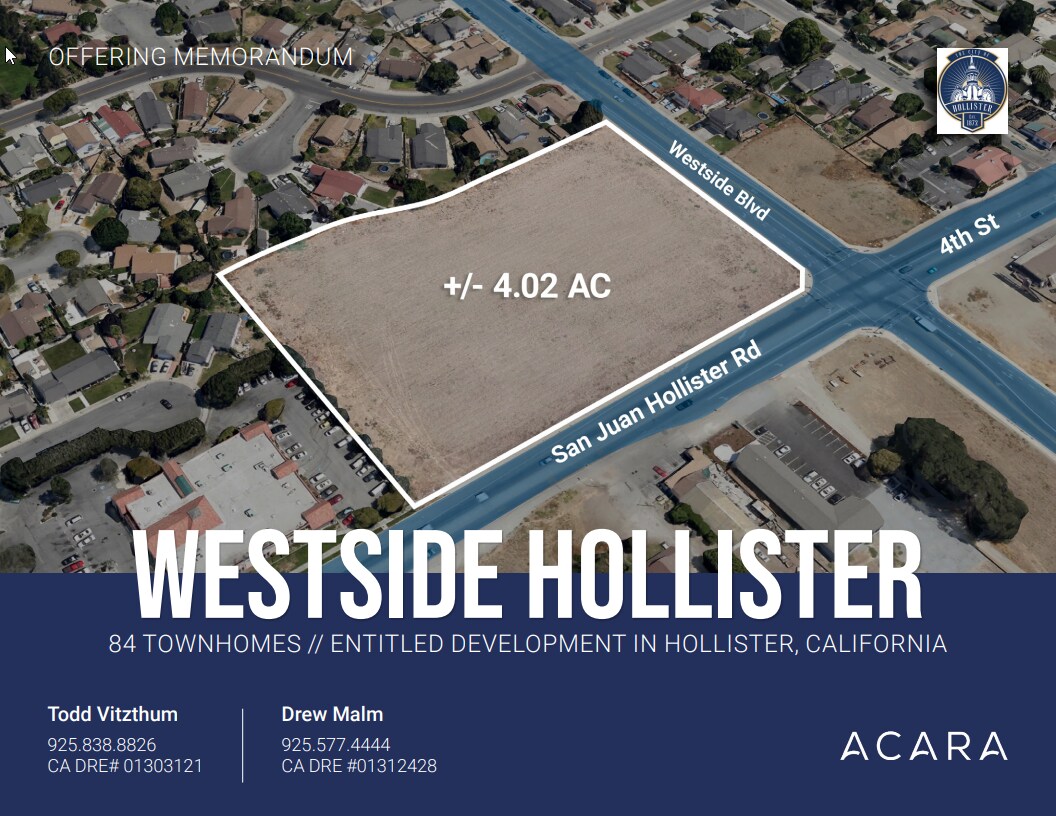 4th Street, Hollister, CA à vendre Photo du bâtiment- Image 1 de 8