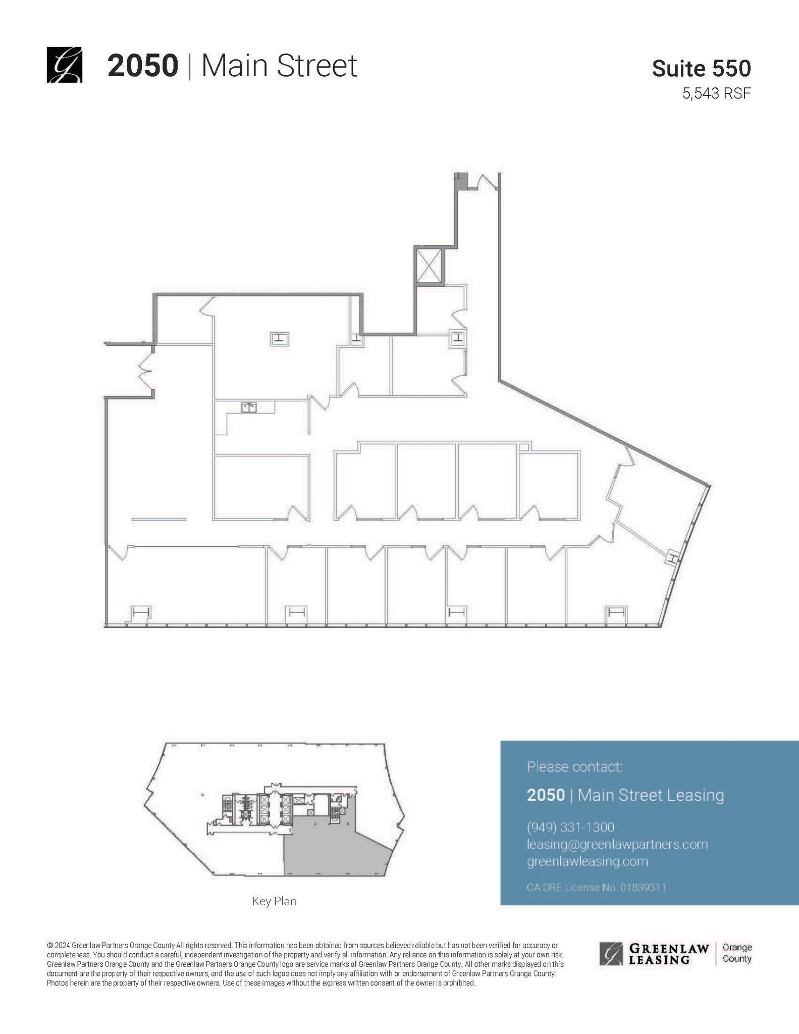 2040 Main St, Irvine, CA for lease Floor Plan- Image 1 of 1