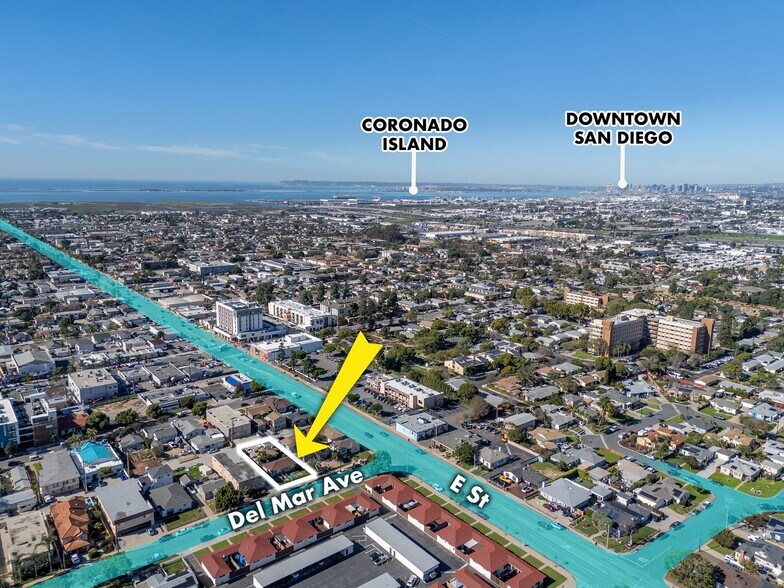 210-12 Del Mar Ave, Chula Vista, CA à vendre - Aérien - Image 2 de 8