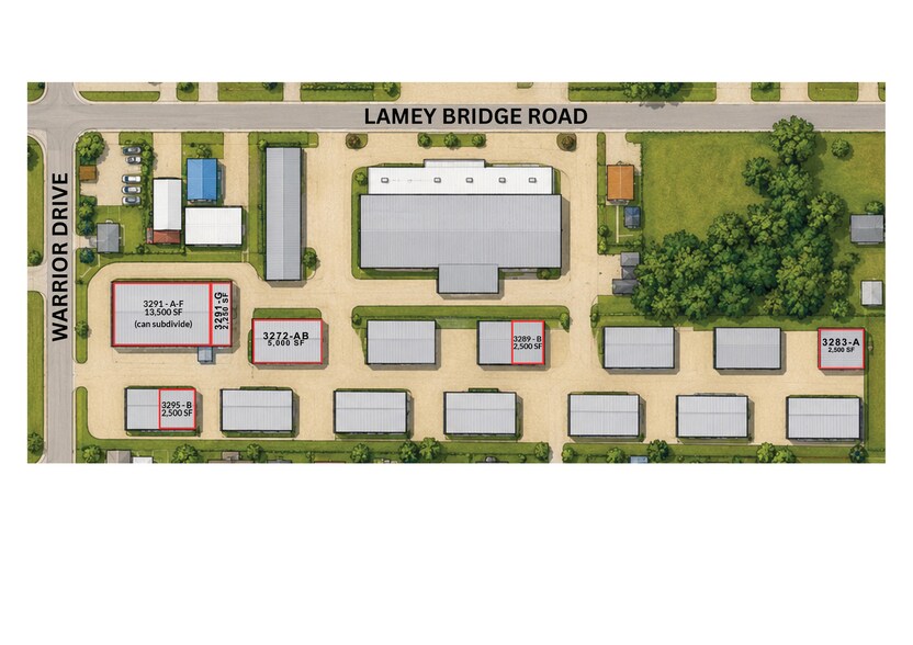 3289 Warrior Dr, D'Iberville, MS à louer - Plan de site - Image 2 de 3