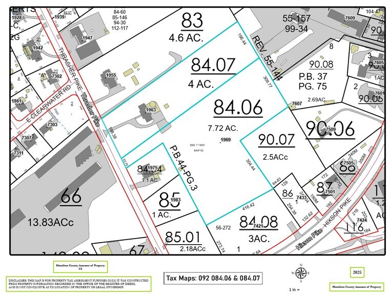 1969, Hixson, TN à vendre - Plan cadastral - Image 3 de 14