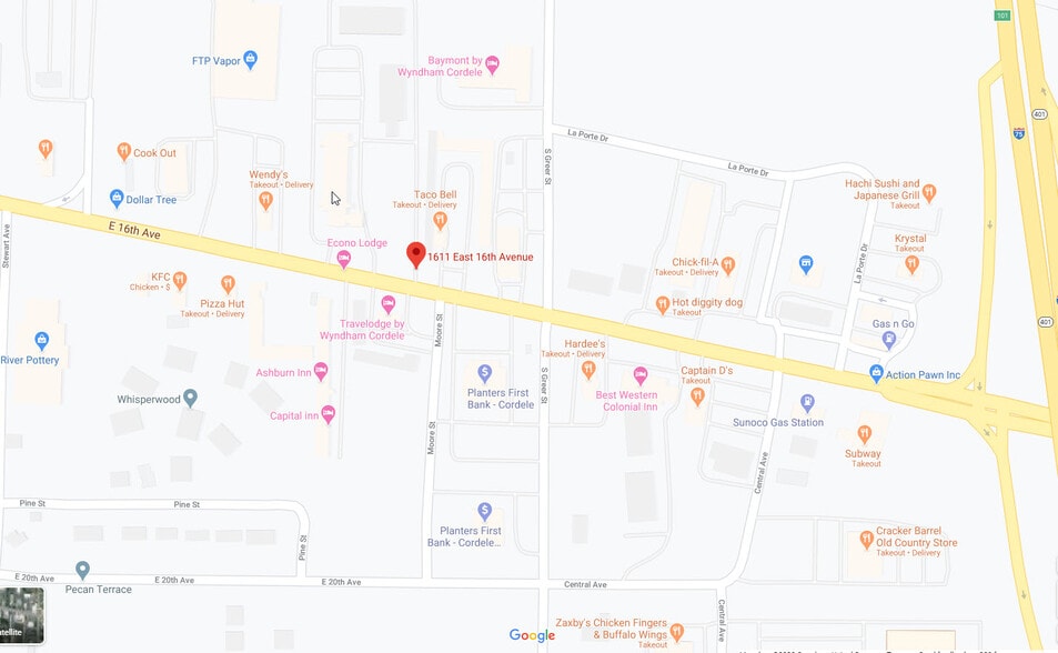 1611 E 16th Ave, Cordele, GA for lease - Building Photo - Image 2 of 4