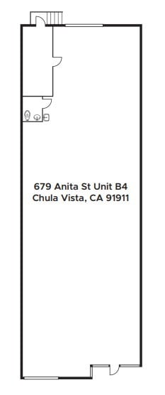 675 Anita St, Chula Vista, CA for lease Floor Plan- Image 1 of 2
