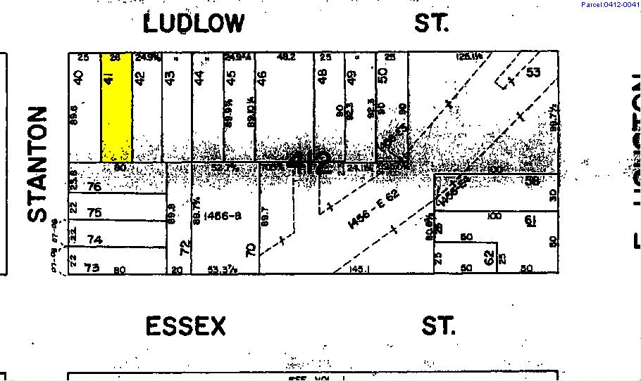 164 Ludlow St, New York, NY for lease - Plat Map - Image 2 of 13