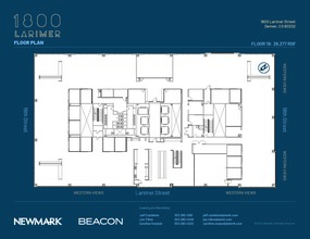 1800 Larimer St, Denver, CO for lease Floor Plan- Image 1 of 1